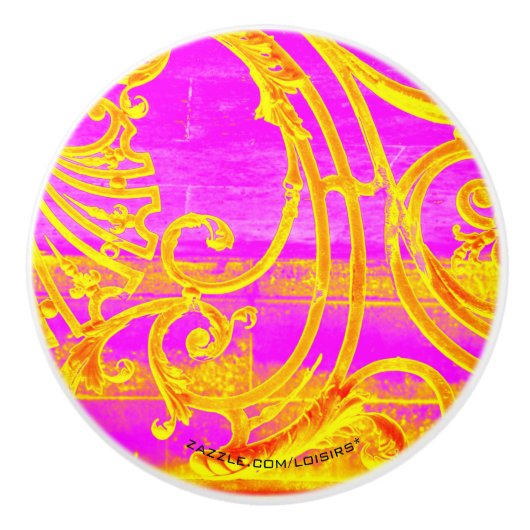 ピンクセラミックプル セラミックノブ (正面)