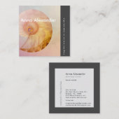 ピンクセレニティデザイン11 スクエア名刺 (正面/裏面)