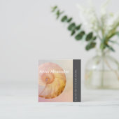 ピンクセレニティデザイン11 スクエア名刺 (スタンド正面)