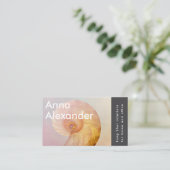 ピンクセレニティデザイン11 名刺 (スタンド正面)