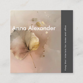 ピンクセレニティデザイン3 スクエア名刺