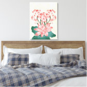 ピンクセレニティ キャンバスプリント (インサイチュ (寝室))