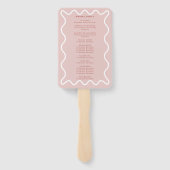 ピンクセレモニープログラムハンドファン ハンドファン (裏面)