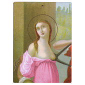 ピンクセントアガサ(M 003) クリップボード (裏面)