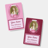 ピンクセントアガサ(M 003)バッジ3 バッジ (表裏)