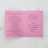 ピンクセントアガサ(M 003)勇気付けられるカード2 カード (内部)