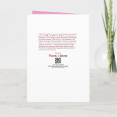 ピンクセントアガサ(M 003)勇気付けられるカード2 カード (裏面)