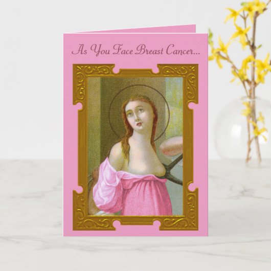 ピンクセントアガサ(M 003)勇気付けられるカード2 カード (黄色い花)