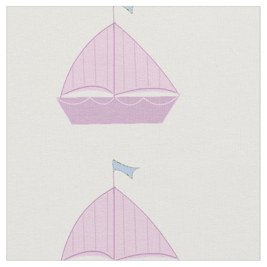 ピンクセーラーボート ファブリック (クローズアップ)