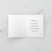 ピンクゼブラサンキューカード サンキューカード (内部)