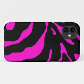 ピンクゼブラストライプアニマルプリント Case-Mate iPhoneケース (裏面(横))