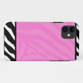 ピンクゼブラストライプトレンディーiPhone 5ケース Case-Mate iPhoneケース (裏面(横))