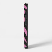 ピンクゼブラストライプCase-Mateケース iPhoneケース (左側面)