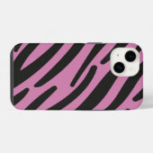 ピンクゼブラストライプCase-Mateケース iPhoneケース (裏面横)