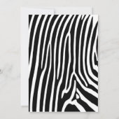 ピンクゼブラディバ誕生日 招待状 (裏面)