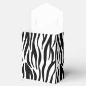 ピンクゼブラプリントブライダルシャワー パーソナライズされた フェイバーボックス (オープン)