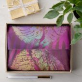 ピンクゼブラプリントレインボー金ゴールドグリッターリップパーティー 薄葉紙 (ギフト)