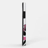 ピンクゼブラプリントiPhone 5ケースメートケース Case-Mate iPhoneケース (裏面/右)