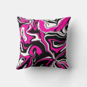 ピンクゼブラメルト クッション (裏面)