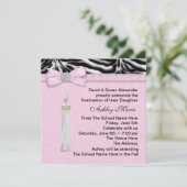 ピンクゼブラ卒業発表 招待状 (スタンド正面)