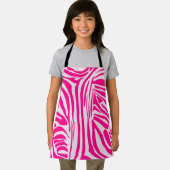 ピンクゼブラ印刷 エプロン (インサイチュ)