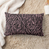 ピンクゼブラ印刷 クッション (ブランケット)