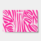 ピンクゼブラ印刷 バッジ (Back)