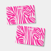 ピンクゼブラ印刷 バッジ (Front & Back)