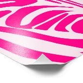 ピンクゼブラ印刷 フォトプリント            (角)