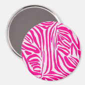 ピンクゼブラ印刷 マグネット (正面/裏面)