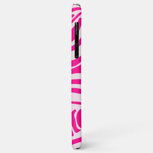 ピンクゼブラ印刷 Case-Mate iPhoneケース (裏面/左)