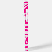 ピンクゼブラ印刷 Case-Mate iPhoneケース (裏面 / 左)