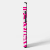 ピンクゼブラ印刷 Case-Mate iPhoneケース (裏面 / 左)