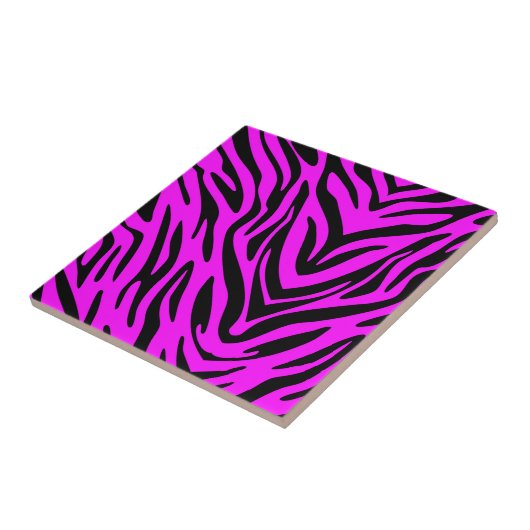 ピンクゼブラ タイル (側面)