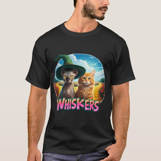 ピンクゼブラ レトロシンセウェーブ 80年代風 Tシャツ (正面)