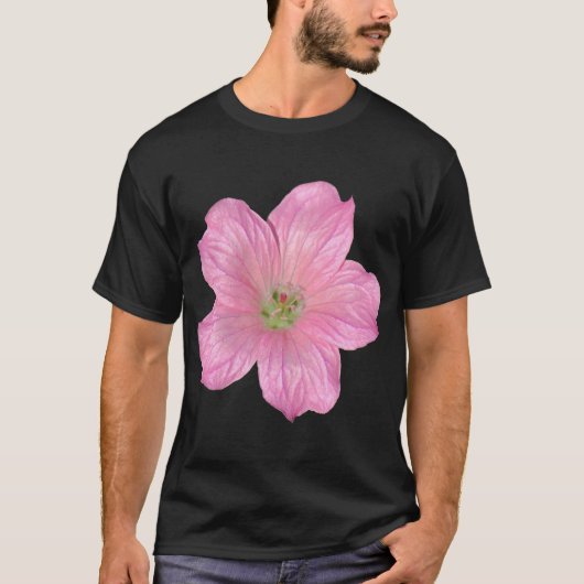 ピンクゼラニウム Tシャツ (正面)
