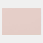 ピンクソルト結婚のシンプルブライダルプレーン ラッピングペーパーシート (正面)