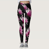 ピンクソーサーマグノリア レギンス (正面)