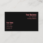 ピンクソーサーマグノリア 名刺 (裏面)