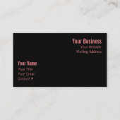 ピンクソーサーマグノリア 名刺 (裏面)