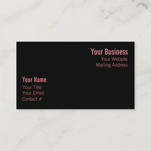 ピンクソーサーマグノリア 名刺 (裏面)