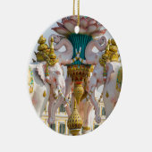 ピンクゾウの像バンコクタイ セラミックオーナメント (右)