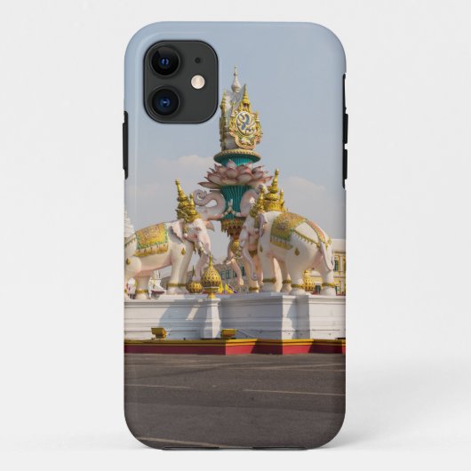 ピンクゾウの像バンコクタイ Case-Mate iPhoneケース (裏面)