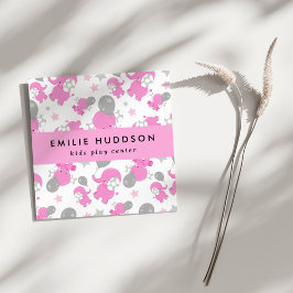 ピンクゾウ、キッズセ遊ンター、アクティビティセンター スクエア名刺