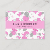 ピンクゾウ、キッズセ遊ンター、アクティビティセンター 名刺 (正面)