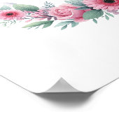 ピンクゾウ(フローラリース) ポスター (角)