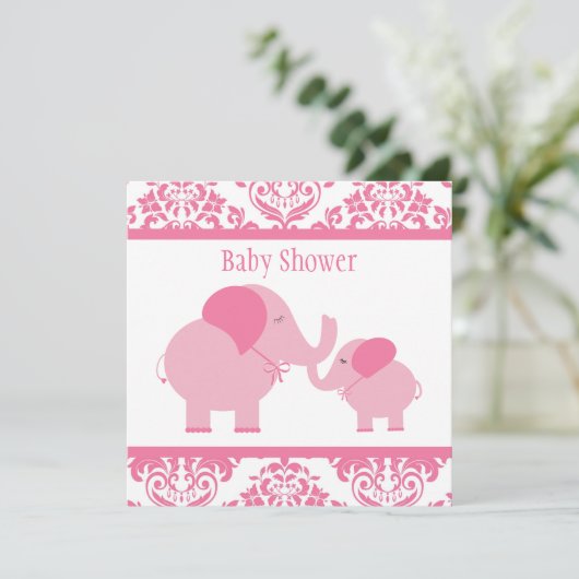 ピンクゾウ 招待状 (スタンド正面)