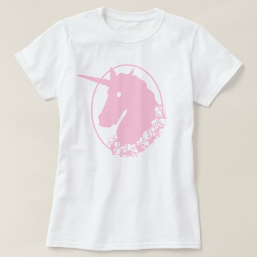 ピンクゾンビユニコーンTシャツ Tシャツ (デザイン正面)