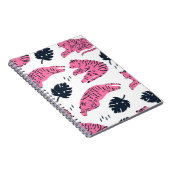 ピンクタイガーは様々な位置にある。熱帯性レア ノートブック (右側)