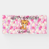 ピンクタイガーガールバナー 横断幕 (横)